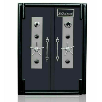 Double door heavy iron jewelry locker 
