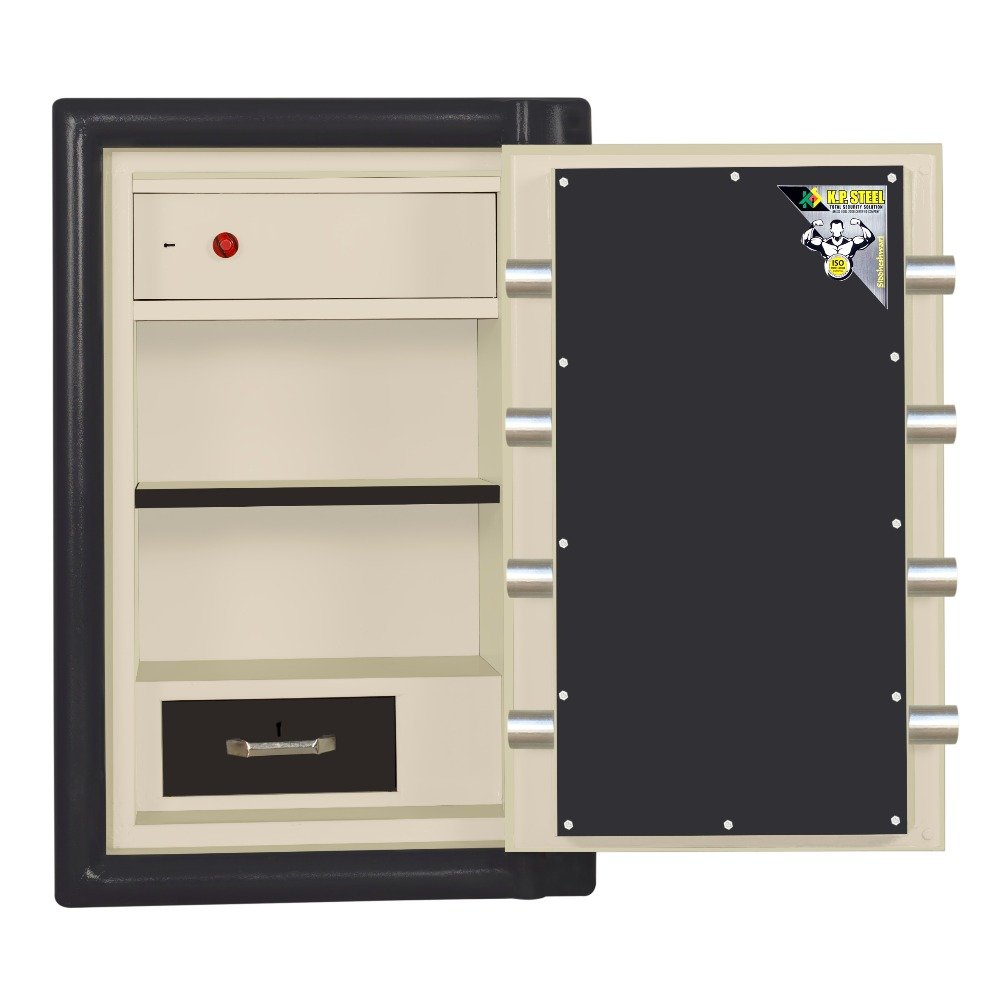 Single door heavy iron jewelry locker