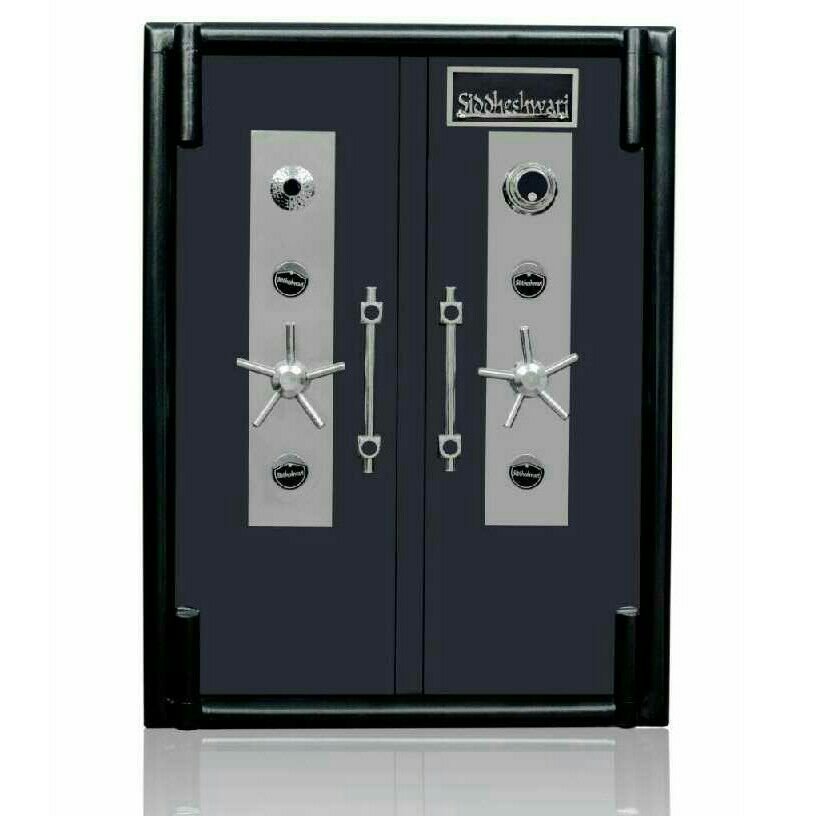 Highly secured twin door numeric combination iron locker for jewelry